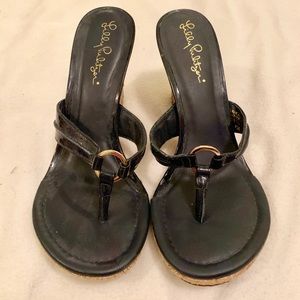 Lilly Pulitzer Navy McKim Wedges